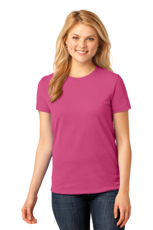 Port & Company Embroidered Women's Core Cotton Tee